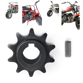 CT200U Front Chain Sprocket,420 Chain 10 Tooth Sprocket with 5/8'' Bore for Coleman CT200u,BT200x,CT200u Trail,CT200u-Ex Most Mini Bikes