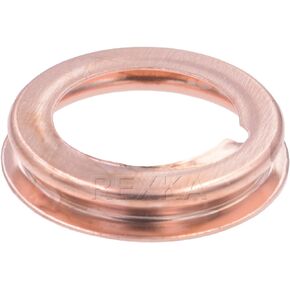 Rexka 20PCS Copper Oil Drain Plug Gasket Fits M12 for Ford F4XY-6734-A Nissan 11026-01M02 11026-JA00A Nissan Rogue Sentra Xterra Altima Frontier Armada Jukes 350Z Infiniti G35 G37