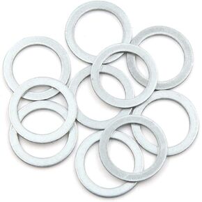 X AUTOHAUX 10pcs Engine Oil Crush Washers Drain Plug Gaskets 22mm ID. 30mm OD. for Car