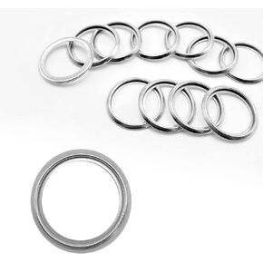 Miytsya 24 PCS OEM Steel Oil Drain Plug Crush Washer Gaskets, O.D 26mm Oil Crush Washers/Drain Plug Gaskets, Suitable for Subaru Oil Drain Screw Gasket Washers Part#11126AA000 (Silver)