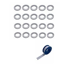Strongthium 90601-ZE1-000 M10 10.2mm id Aluminum Oil Crush Flat Washer Shim Drain Plug Gaskets