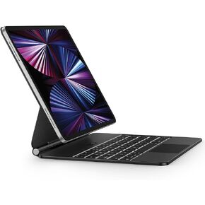 Magnetic Keyboard Case for iPad Pro 12.9 inch (3rd/ 4th/5th/ 6th Gen), Magic iPad-Compatible Keyboard Case with Multi-Touch Trackpad, Backlit Wireless Keyboard, Easy-Set Floating Cantilever Stand