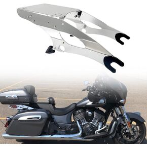 Detachable Trunk Mount 14-23 Two Up Tour Pack Pak Top Box Case Mounting Luggage Rack for Indian Motorcycle Accessories 2014-2022 Chieftain Roadmaster Springfield Challenger Chief Dark Horse (Chrome) in Kuwait