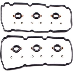 0362072 Valve Cover Gasket Set with Spark Plug Seals Fit 2013-2021 for Acura Mdx RDX RLX TLX Honda Accord Crosstour Odyssey Passport Pilot Ridgeline 3.0L 3.5L V6 J35Y5 J35Y6