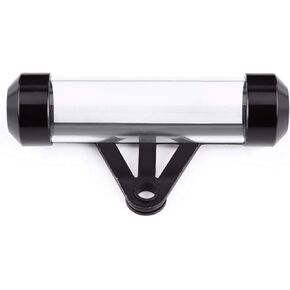 Universal Motorcycle Motorbike Secure Tax Disc Tube Cylindrical Holder Frame Waterproof Black Motorbike Tax Disc Holder Trailer Registration Holder Waterproof