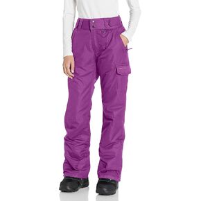 Arctix Women's Snow Sports Insulated Cargo Pants, Plum, Small Short