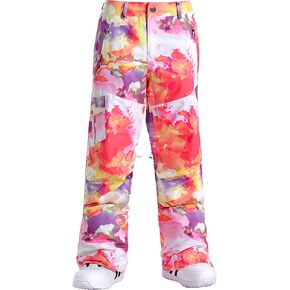 Womens Waterproof Ski Pants Insulated Snow Pants Windproof Snowboarding Ski Bib Pants in Kuwait
