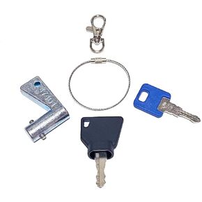 (3) Key Set for JCB Equipment Ignition Switch, Door Lock, Adblue Cap, Battery Isolator Disconnect