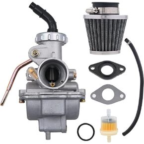 PZ20 Carburetor for TaoTao Kuzuma Baja 50cc 70cc 90cc 100cc 110cc 125cc Chinese Made 4 stroke ATV Go karts Moped Scooter for Honda CRF80F CRF50F Dirt Pit Bike Carb with Air Filter