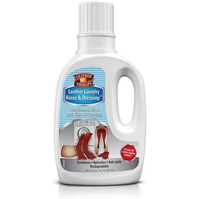 Laundry Rinse & Dressing, Machine Wash Conditioner for Leather Clothes, Natural Fleece, Wool & Sheepskin, 16oz