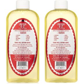 Lincoln E-Z Cleaner All-Purpose Car Interior Cleaner, Stain Remover, for Leather, Canvas, Fabric, Nylon, Handbags, Shoes, Steering wheels, 8oz, Made in USA (Pack of 2)