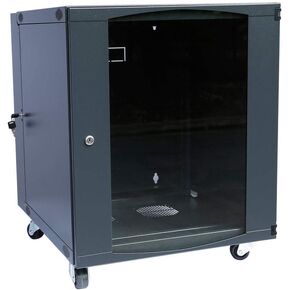 RAISING ELECTRONICS 12U Wall Mount Network Server Cabinet Rack Enclosure Glass Door Lock 600mm Deep (12U)
