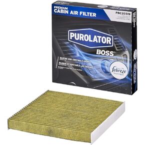 Purolator PBC35519 PurolatorBOSS Premium Cabin Air Filter with Febreze Freshness fits Select Honda and Acura