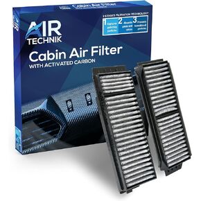 AirTechnik CF10218 Cabin Air Filter w/Activated Carbon | Fits Mazda 3 2004-2009, 3 Sport 2009, 5 2006-2010 & 2012-2017 - BP4K-61-J6X