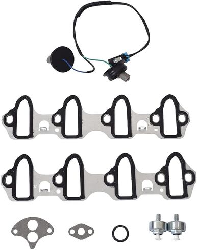 Knock Sensor Wiring Harness Intake Manifold Gasket Set for Cadillac Escalade, Chevy Avalanche Express Silverado Suburban, GMC Envoy Savana Sierra Yukon 917033 MS98016T in Saudi Arabia