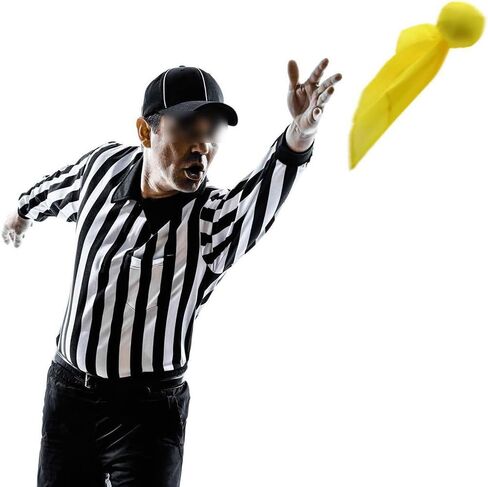 4 Pcs Football Referee Flags Soccer Tossing Flags Coach Penalty Flags Sports Challenge Flags Party Accessory Red in Saudi Arabia