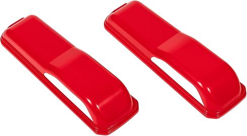 Engine Hood Hinge Cover Trim Exterior Accessories Decoration for 2018-2022 Jeep Wrangler JL JLU Sports Sahara Freedom Rubicon Unlimited Gladiator JT 2-Door & 4-Door (Red 2PCS) in Saudi Arabia