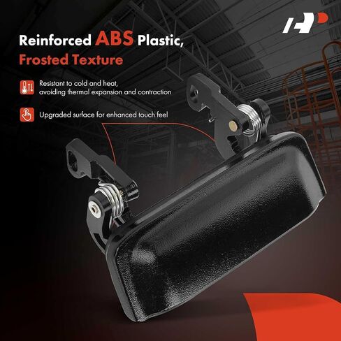 مقبض باب خارجي للسائق الأمامي أو جانب الراكب ممتاز متوافق مع Ford Ranger 2001-2011 وMazda B2300 2001-2010، B2500 2001، B3000 2001-2008، B4000 2001-2010، أسود مزخرف in Kuwait