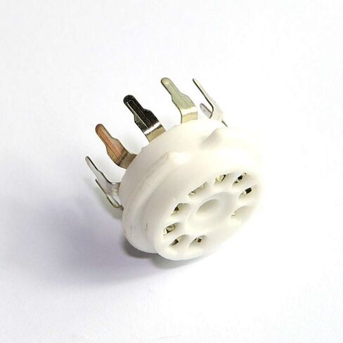 كاري 4 قطعة 9pin PCB السيراميك فراغ أنبوب المقبس صمام 12ax7b 12au7 Ecc83 Ecc82 الصوت in Kuwait