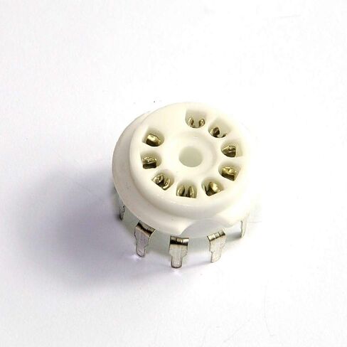 كاري 4 قطعة 9pin PCB السيراميك فراغ أنبوب المقبس صمام 12ax7b 12au7 Ecc83 Ecc82 الصوت in Kuwait