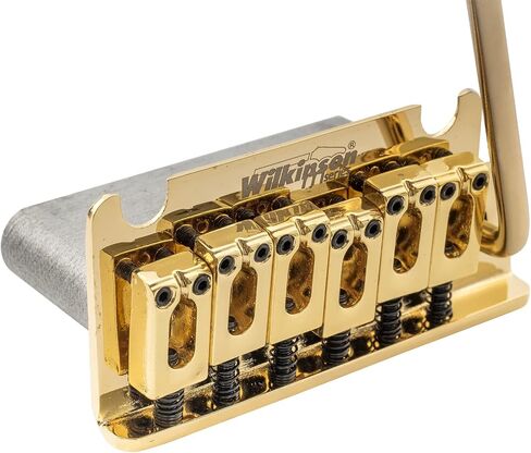جيتار ويلكنسون WOV06 54 ملم (2-1/8 بوصة) 2 نقطة ST جيتار تريمولو بريدج لجيتار كهربائي MIJ/MIK Strat، كروم in Saudi Arabia