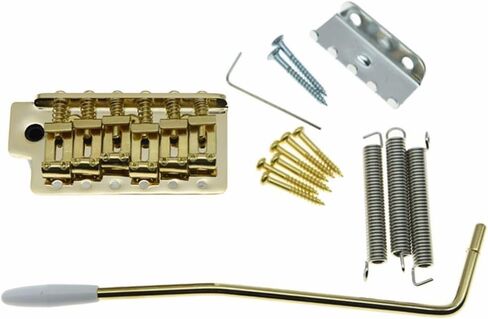 Dopro Gold ST Strat Guitar Trem Tremolo Bridge Full Size Block with Vintage Bent Steel Saddles for Mexican Strat in Saudi Arabia