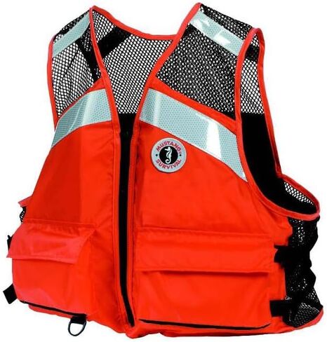 Mustang Survival Industrial Mesh Vest with Solas Reflective Tape in Saudi Arabia