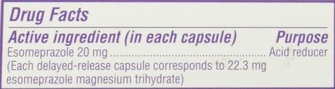Nexium 24HR Acid Reducer Heartburn Relief Capsules for All-Day and All-Night Protection from Frequent Heartburn, Heartburn Medicine with Esomeprazole Magnesium - 42 Count in Saudi Arabia