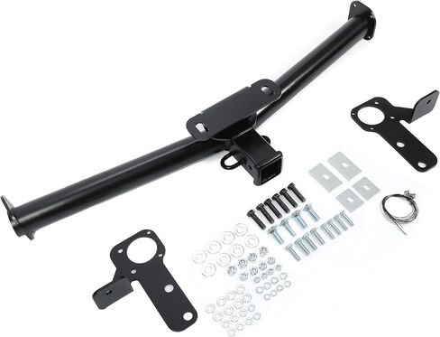 وصلة مقطورة سحب من الفئة III من ECOTRIC متوافقة مع 05-17 Chevy Equinox 10-17 GMC Terrain 06-09 Pontiac Torrent 02-07 Saturn Vue (ليس الهيكل الملحوم بالكامل) in Kuwait