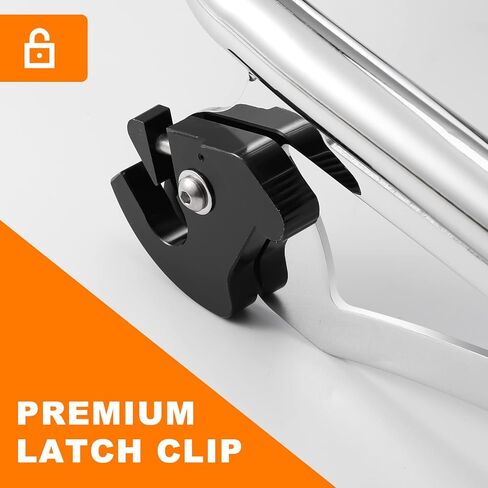 Stealth Mounting Luggage Rack Detachable Motorcycle Trunk Rack Chrome Compatible with Harley Touring CVO Road Glide Road King Electra Glide Street Glide Ultra Limited FLHTK 2009-2024 in Kuwait