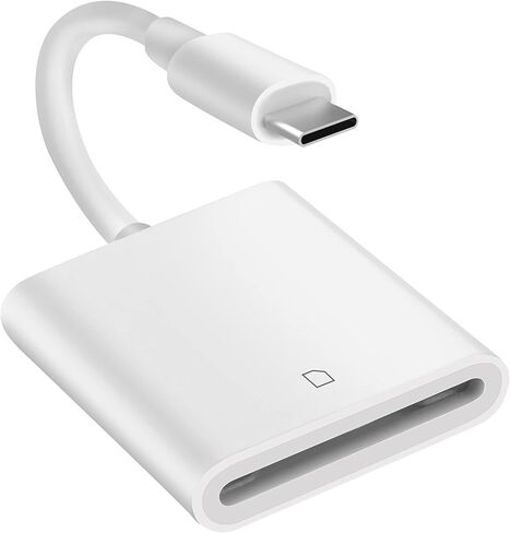 قارئ بطاقة SD USB C، قارئ بطاقة الذاكرة FUFAXHX لجهاز النوع C محول قارئ بطاقة SD متوافق مع Samsung Galaxy S22/21/20/10، MacBook Air 2020، الكاميرا in Kuwait