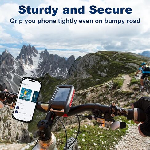 حامل هاتف للدراجة، حامل هاتف محمول للدراجة النارية، حامل هاتف للدراجة من السيليكون يدور 360 درجة، متوافق مع iPhone 13/12/11 Pro Max XS Max XR X 8 7 6S Plus SE in Kuwait
