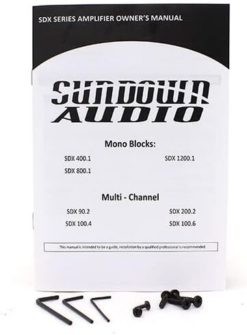 مكبر صوت Sundown Audio SDX-1200.1 أحادي الكتلة بقدرة 1200 وات RMS in Kuwait