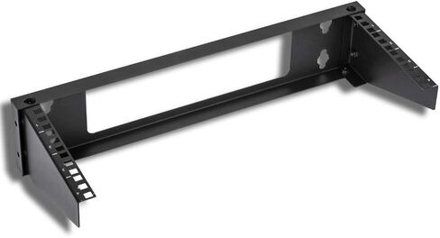 Kenuco 19 Inch Steel Vertical Rack and Wall Mountable Server Rack Mount (Black-1U) in Saudi Arabia