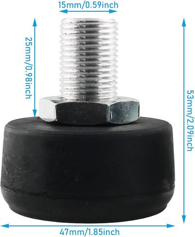 1Pairs Adjustable Rubber Brake Block Stoppers Roller Skates Toe Stops Roller Skating Toe Stoppers Durable Non-Marking Toe Stops Plugs for Quad Skates in Saudi Arabia