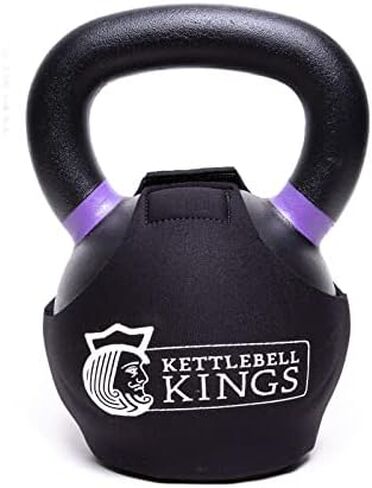 SPECIFIC TO KETTLEBELL KINGS PRODUCTS - Powder Coat Kettlebell Wrap (4-48 KG) - Floor Protector Kettlebell Cover With 3mm Neoprene Sleeve for Gym or Home Fitness Kettlebell Protection in Saudi Arabia