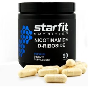 Nicotinamide D-Riboside, Nicotinamide Riboside for Supporting NAD+ Levels, Focus and Energy Supplement, Metabolism Support Nicotinamide Riboside NAD Supplement, 90 Capsules