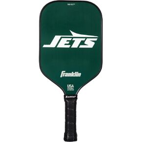 مجداف Franklin Sports NFL Pro Pickleball - مجداف كرة بيكل بول من سلسلة Signature Series 13 مم مع سطح MaxGrit - فريق NFL الرسمي - معتمد من USAP - جودة ممتازة - شعارات فريق NFL الأصلية
