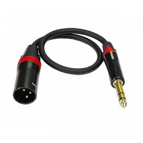 2 Pack 1/4 Inch TRS to XLR Male 3 Feet Cable (3 Ft 2 Pack)