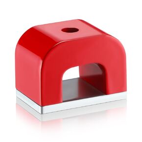 Horseshoe Magnet Powerful U Shaped Magnet for Experiments, Construction, Work as Fishing Magnet or Doing Velvet Nail(30 lb Pull)