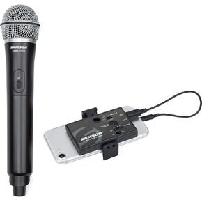 Samson Go Mic Mobile Professional Lavalier Wireless System for Mobile Video, Works with PC, iOS and Android Devices, Black