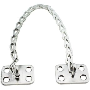 TAODAN Furniture Chain Hardware 12 Inch Long Solid Polished Brass Transom Chain for Limiting Window and Door Opening Range