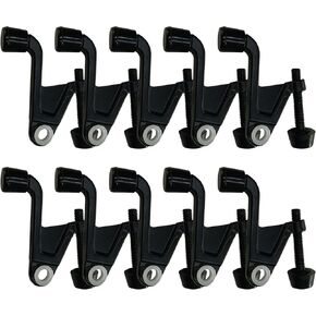 Jumbo Hinge Pin Door Stop Wall Protector with Rubber Tip, Design House Polished Brass Adjustable Door Stoppers, 5-Pack, 181818 in Kuwait