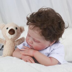 CHAREX Lifelike Reborn Baby Dolls Boy - 18 Inch Real Baby Feeling Realistic-Newborn Baby Dolls,Real Life Baby Dolls with Soft Weighted Cloth Body Gift Toy for Age 3+