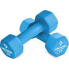 Neoprene Coated Dumbbell Sets of 2, Hand weight Dumbbells Anti-roll, Anti-Slip, Hexagon Shape for Strength Training Exercises Dumbbell Pairs for Men and Women, Ideal for Home Gym