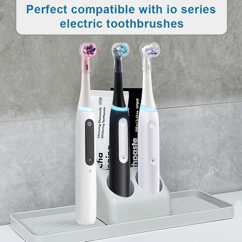 HSYTEK 6 Pack Toothbrush Heads Dustproof Cover Compatible with Oral B, Fits for Oral-B iO Series, Pro 1000, 1500, 5000, 7500 Electric Toothbrush, Protects Brush Head and Convenient Travel in Saudi Arabia