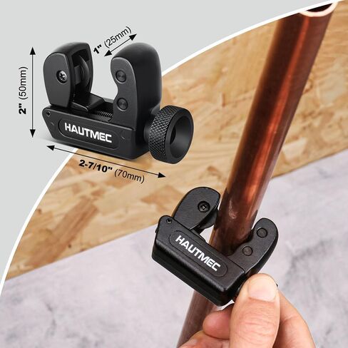 Hautmec Pro 1/2 بوصة قاطع أنبوب النحاس الأوتوماتيكي-1/2 بوصة. الحد الأقصى لسعة الأنابيب الاسمية (5/8 بوصة. القطر الخارجي) ، للنحاس والألومنيوم وأنبوب النحاس والقناة الرقيقة ، HT0215-PL in Saudi Arabia
