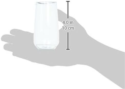 TOSSWARE POP 6oz Flute Jr SET OF 12, Premium Quality, Recyclable, Unbreakable & Crystal Clear Plastic Champagne Glasses, 12 Count (Pack of 1) in Saudi Arabia