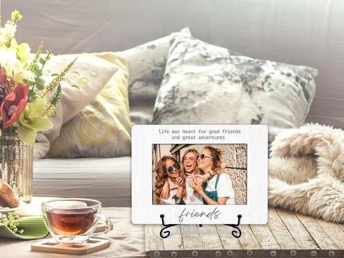 Best Friend Picture Frame, Friends Frame, Friends Picture Frame, Life Was Meant For Good Friends Frame, Gift For Friends Birthday Graduation Gifts Ideas, Photo Frame For Home Tabletop Decor A(02) in Saudi Arabia