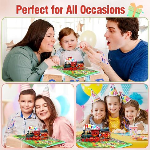 FaCraft Dinosaur Musical Birthday Cards for Kids - Music and Lights 3D Pop Up Funny Birthday Gift Cards for Boys Women Men Husband Mom Kids Friend Grandpa Grandma in Kuwait